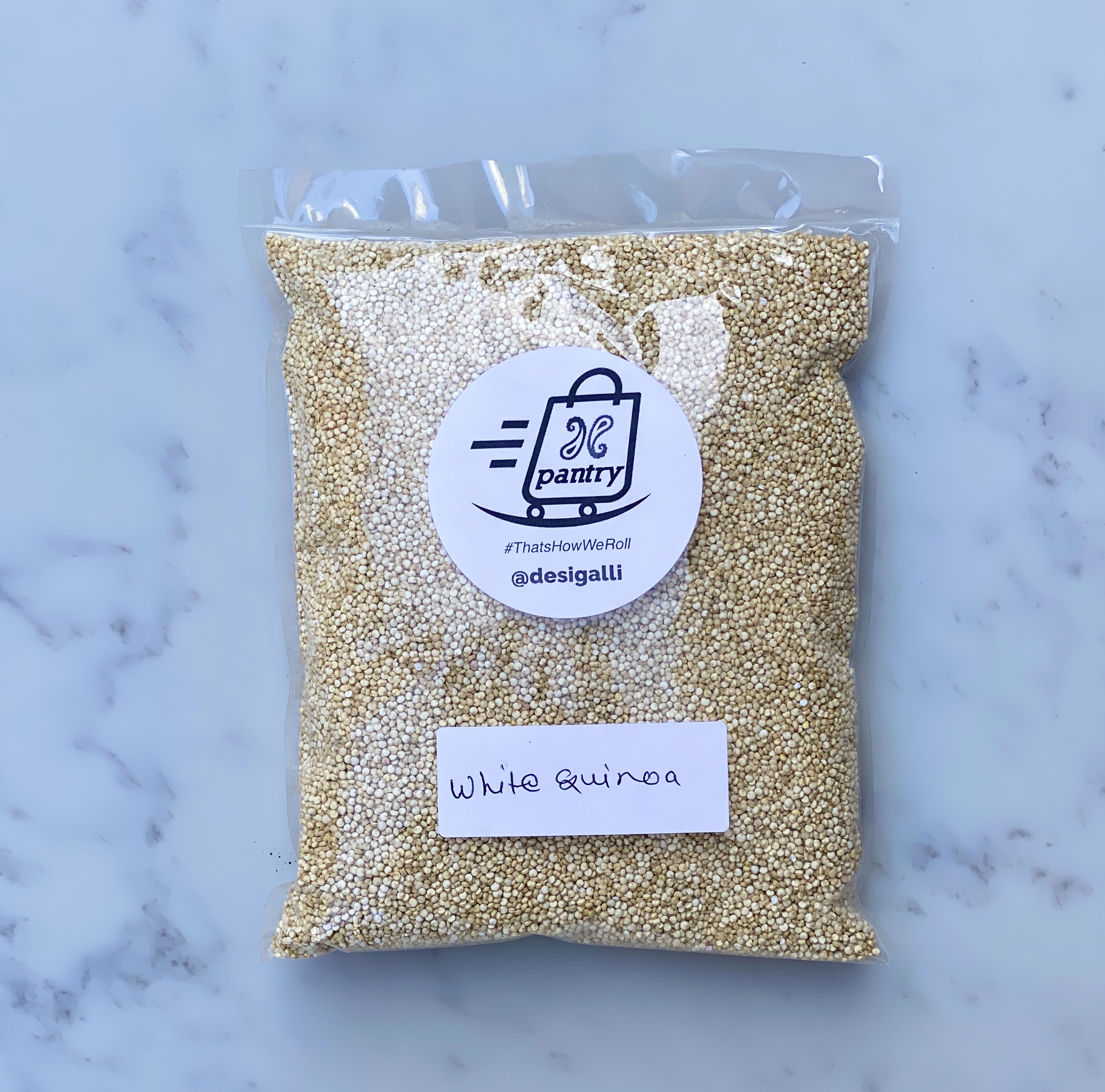 Order 1 lb. White Quinoa by DG Pantry food online from Desi Galli store, New York on bringmethat.com