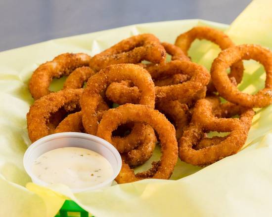 Order 43. Onion Rings food online from Wally Cafe store, Rocklin on bringmethat.com