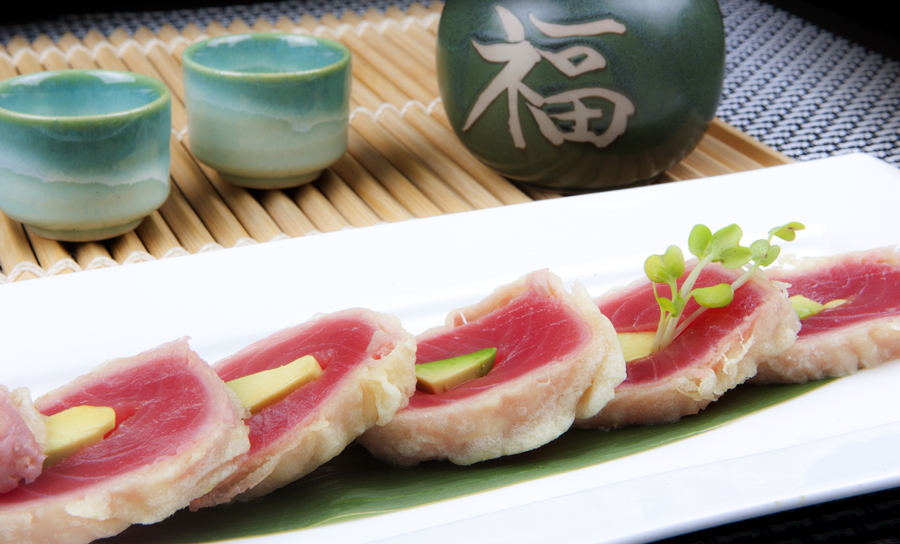 Order Tuna Avocado Tatake food online from Wasabi Restaurant store, Flanders on bringmethat.com