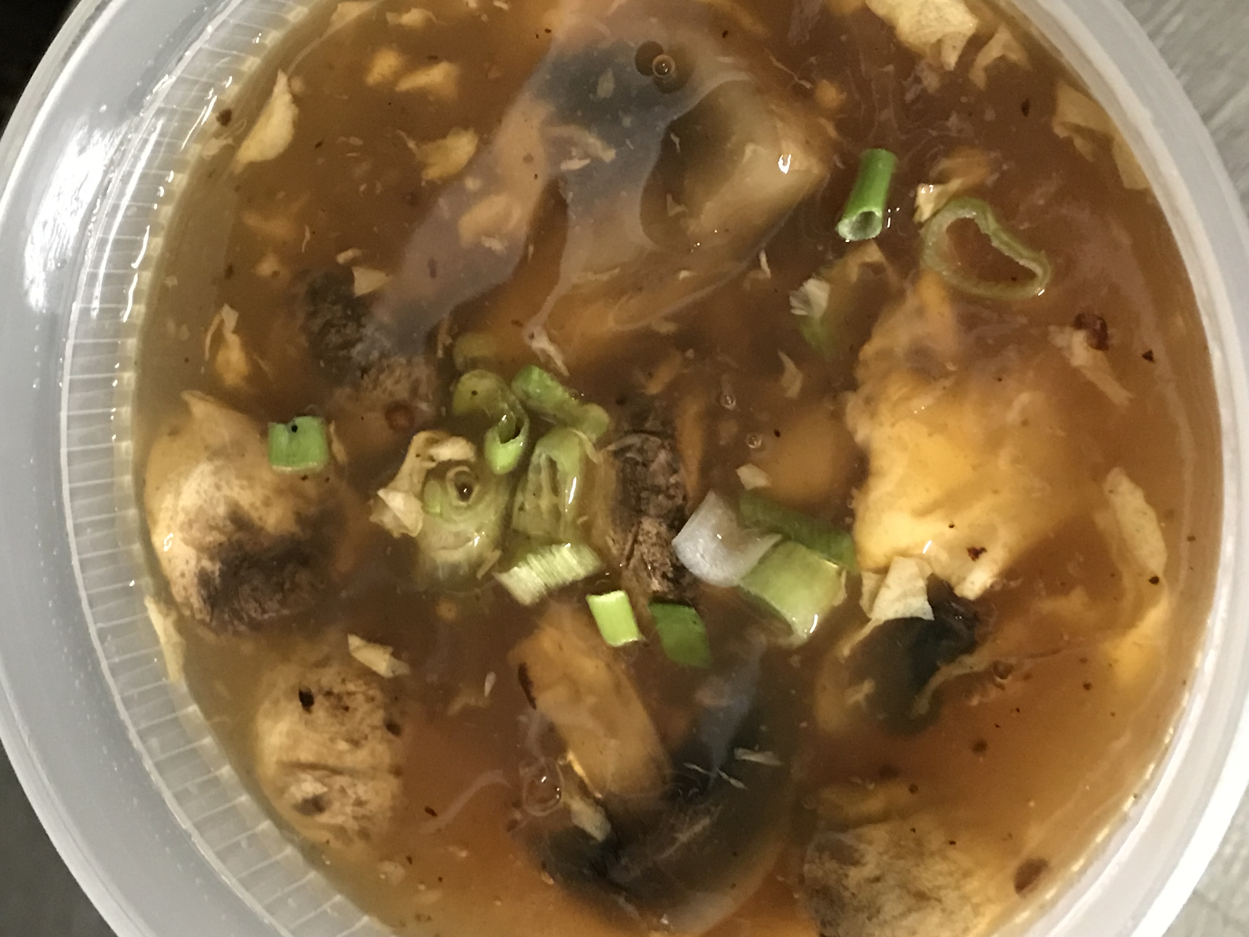Order 13. Hot and Sour Soup food online from Sun Luck Garden store, Cleveland on bringmethat.com
