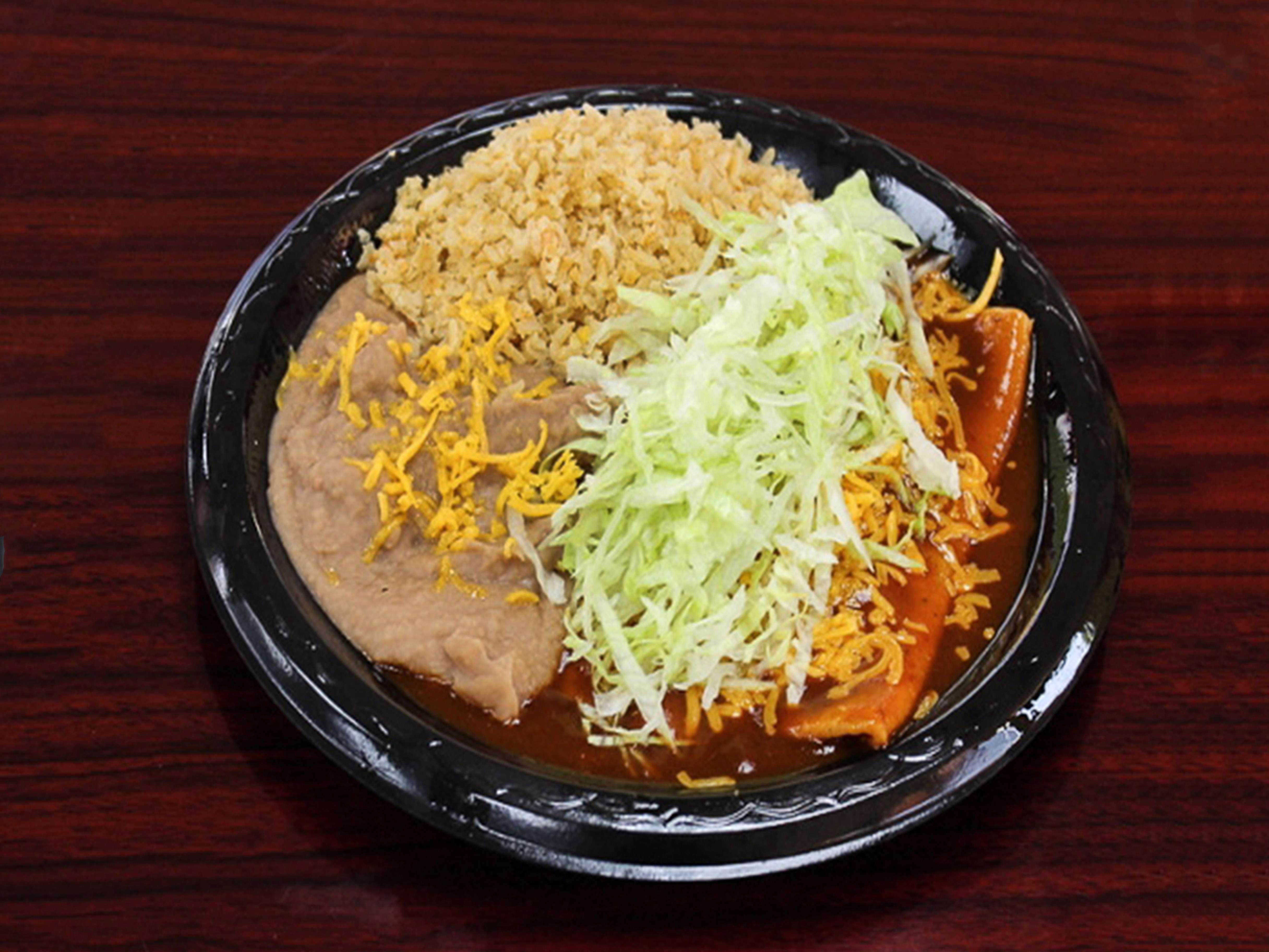 Order 2 Enchiladas food online from Riliberto Fresh Mexican store, Mesa on bringmethat.com