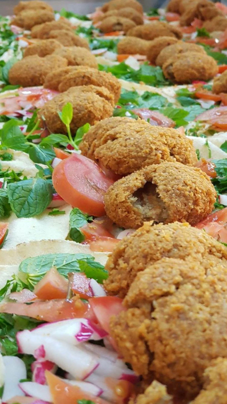 Order - Falafel with Chicken food online from Pizza Queen store, Providence on bringmethat.com