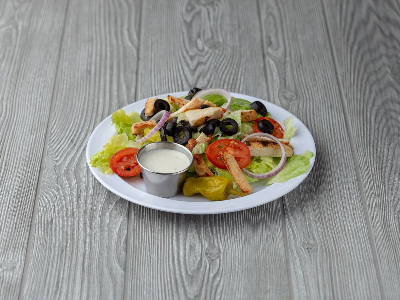 Order Chicken Salad food online from Avila's Pizza X Two store, Long Beach on bringmethat.com