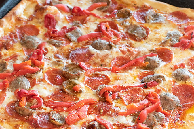 Order 12" Italian Works food online from Russo's Pizza store, Galveston on bringmethat.com