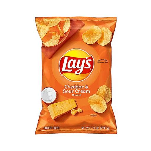 Order Lay's Cheddar & Sour Cream Chips (7.7 OZ) 130718 food online from BevMo! store, Milpitas on bringmethat.com