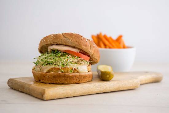 Order Veggie Burger food online from Grilled Cheese Heaven store, Los Angeles on bringmethat.com