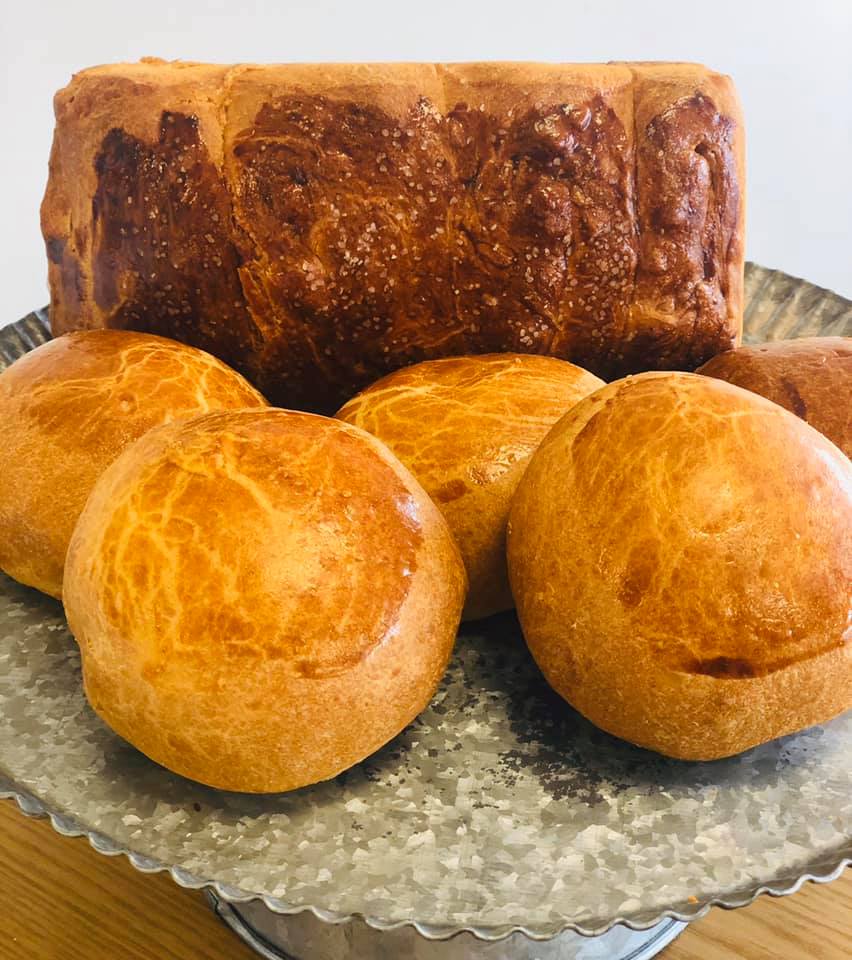 Order Brioche  Buns (6 buns) food online from Crave Bakery And Bar store, Chesapeake on bringmethat.com