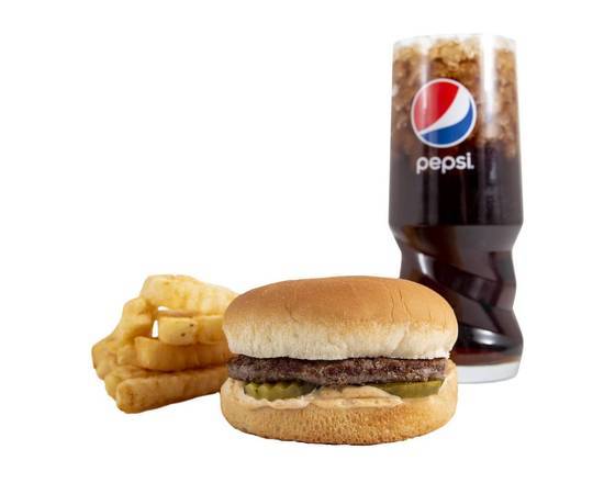 Order Hamburger Mini Meal food online from Frosty King store, Bakersfield on bringmethat.com