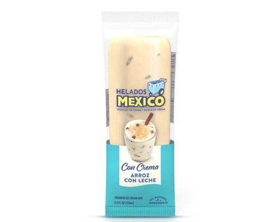 Order Helados Mexico Rice Pudding Premium Ice Cream Bar, 4 oz food online from Abc Discount Store store, San Diego on bringmethat.com