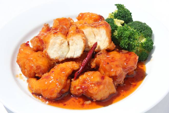 Order General Tso's Chicken food online from China Pavilion store, Orange on bringmethat.com