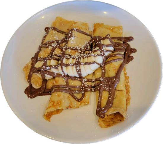 Order Banana Nutella Crepes food online from Woodbridge Cafe store, Sachse on bringmethat.com