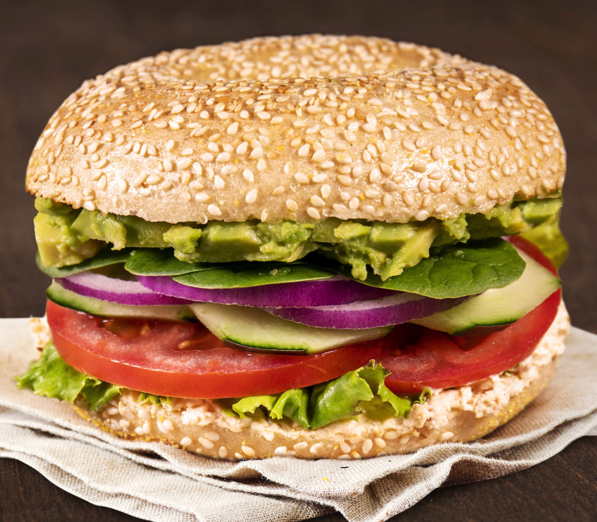 Order Avocado Veg Out Sandwich food online from Einstein Bros store, Cleveland on bringmethat.com