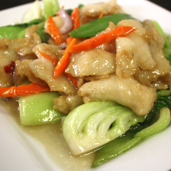 Order K14. Fish Fillet with Vegetables food online from Nam's Noodle store, Madison on bringmethat.com