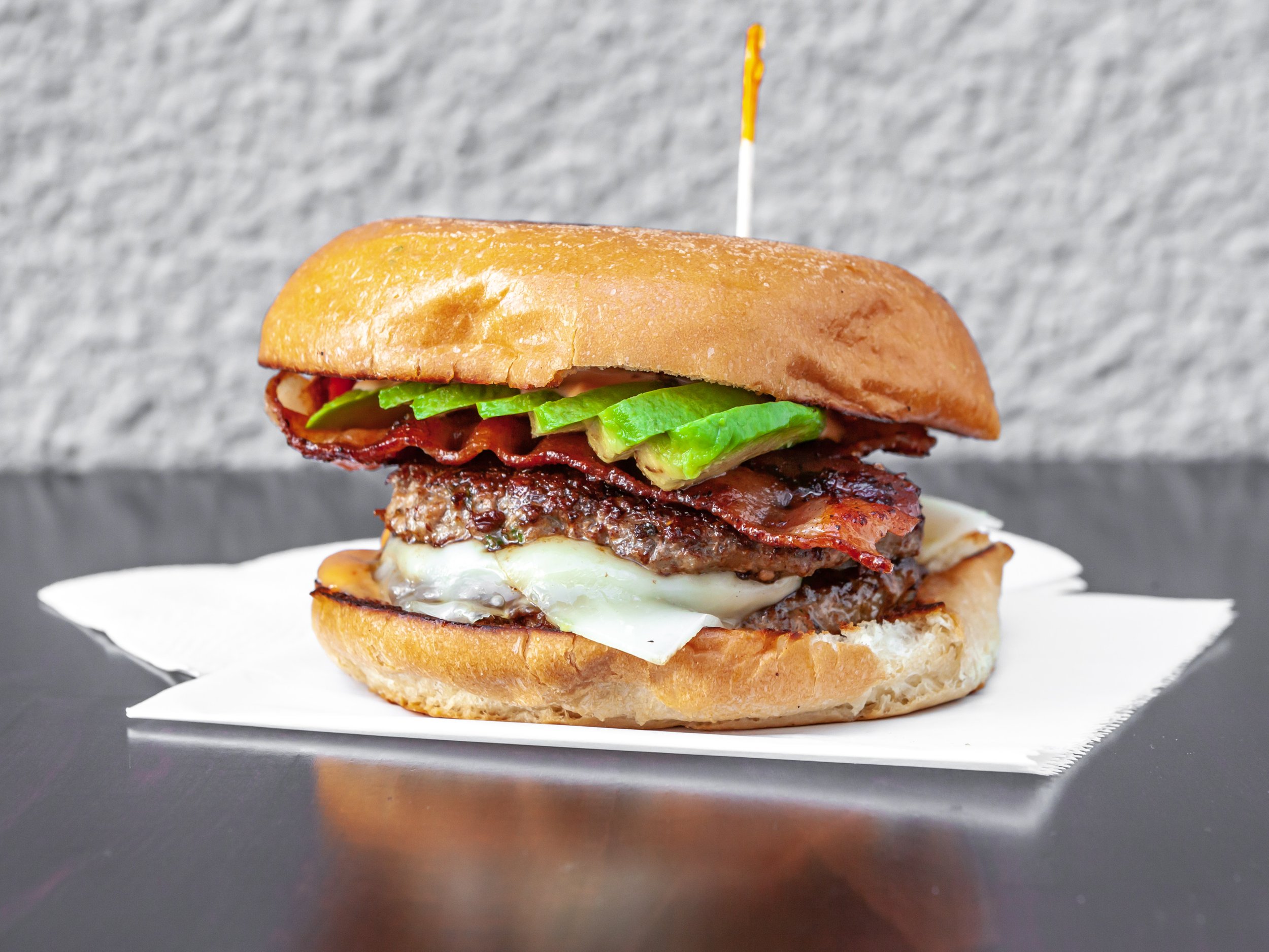 Order Bacon Burger food online from Burger Pad store, Los Angeles on bringmethat.com