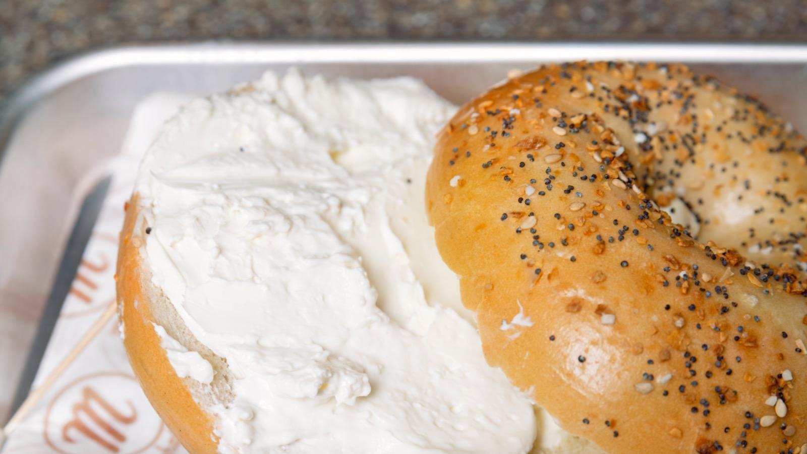 Order Bagel with Spread  food online from Manhattan Bagel store, Lansdale on bringmethat.com