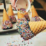 Order Chocolate Dipped Waffle Cone with Rainbow Sprinkles food online from Ben & Jerry Ice Cream & Non Dairy store, Sherman Oaks on bringmethat.com