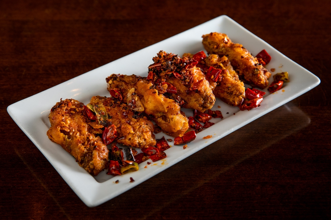 Order +Dry Pepper Chicken Wings food online from Han Dynasty store, New York on bringmethat.com