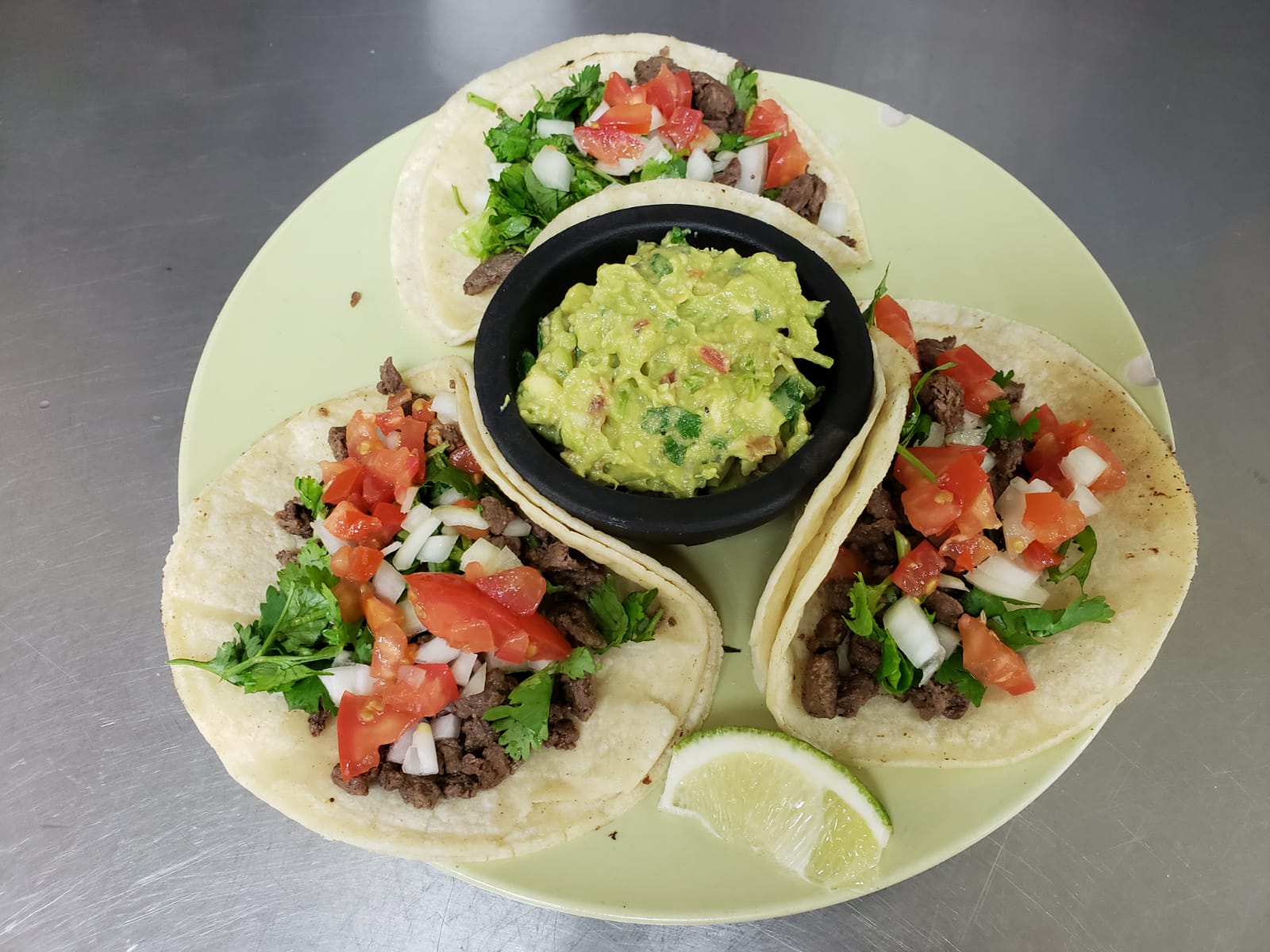 Order Tacos (soft tortillas) food online from Aminas Cafe store, Bronx on bringmethat.com