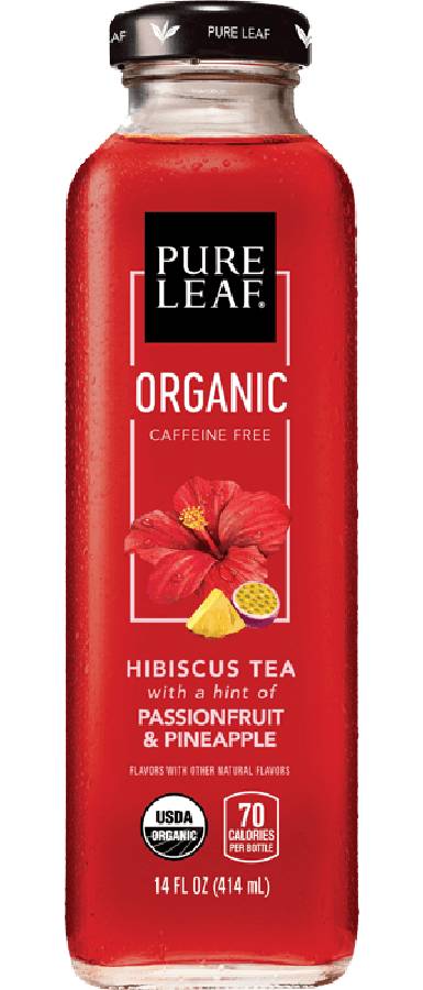 Order Pure Leaf Organic Hibiscus Tea With Passionfruit & Pineapple food online from Deerings Market store, Traverse City on bringmethat.com