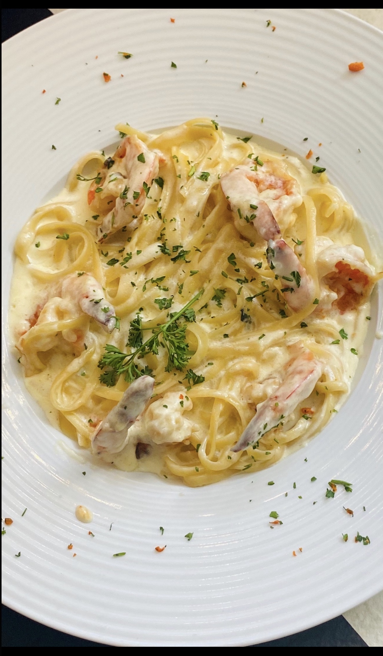 Order Fettuccine Alfredo food online from Chris Pizza store, Clifton on bringmethat.com