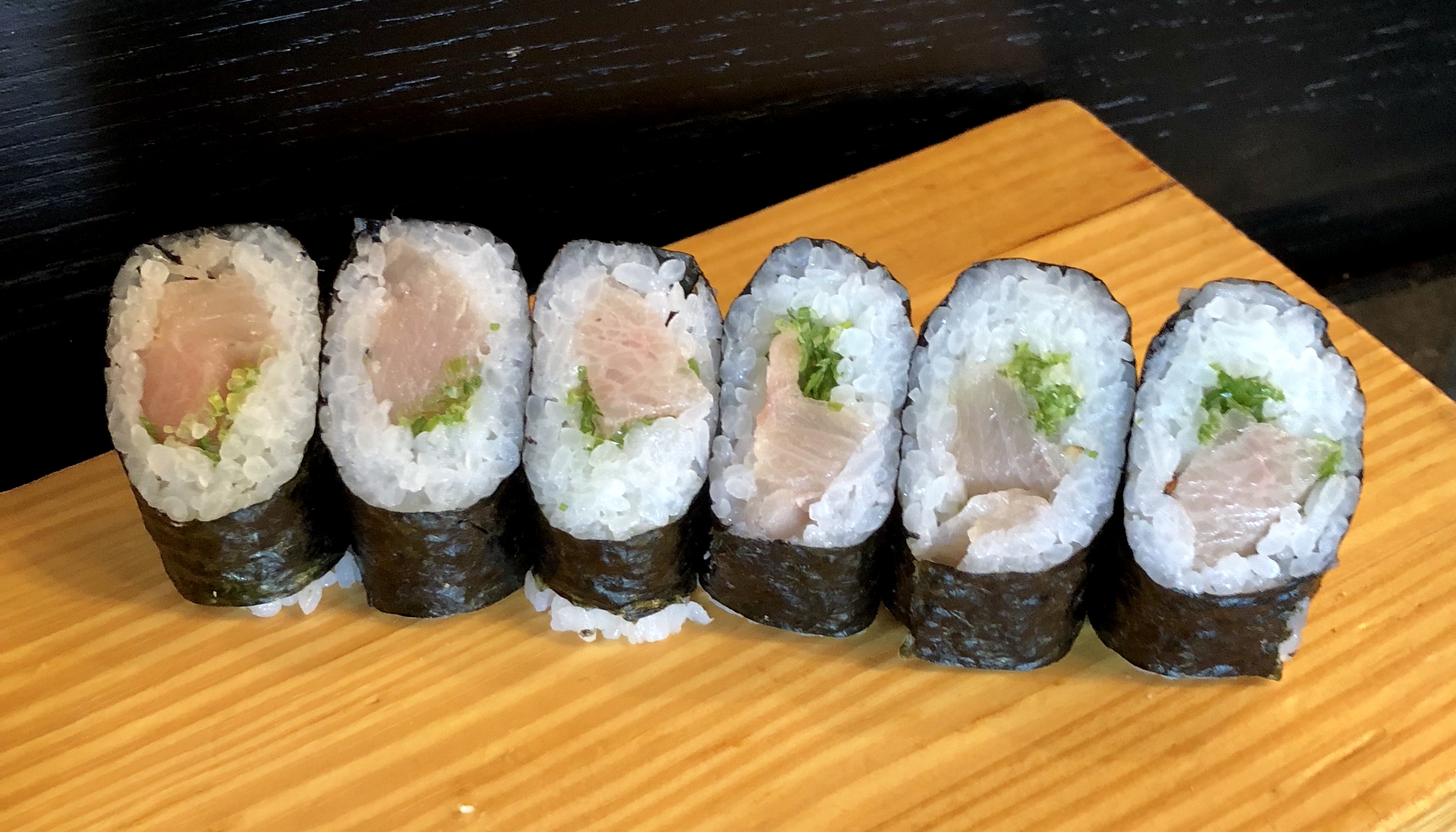 Order Negi-Hamachi Maki food online from Nori Sushi - Edgewater store, Chicago on bringmethat.com