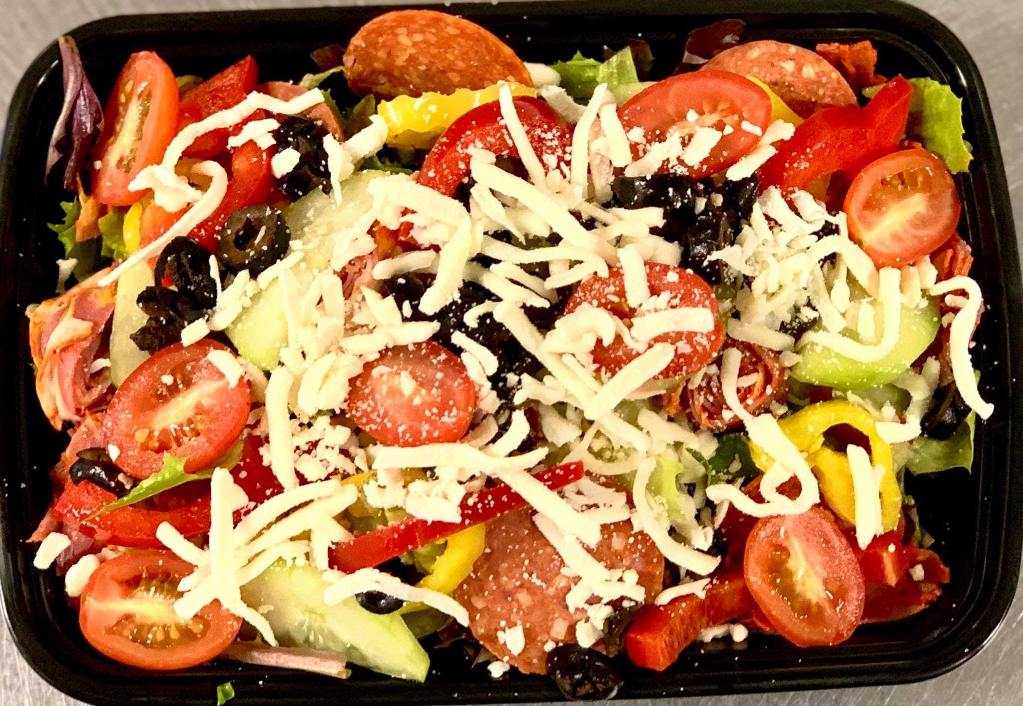 Order Italian Salad - Salad food online from Teal Lake Pizzeria store, Negaunee on bringmethat.com