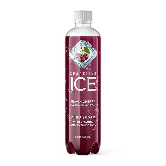 Order Sparkling Ice Black Cherry Sparkling Water food online from Deerings Market store, Traverse City on bringmethat.com