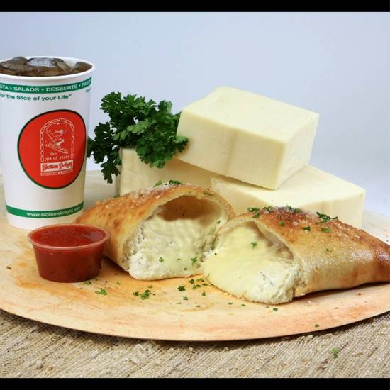 Order Cheese Calzone food online from Sicilian Delight store, Ithaca on bringmethat.com