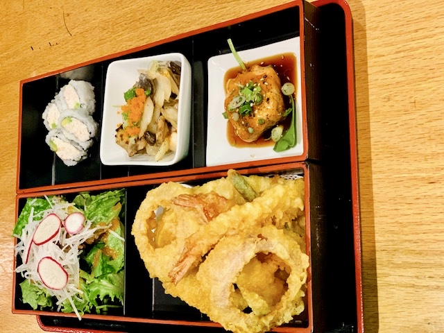 Order Shrimp and Vegetable Tempura Bento food online from Sakana Japanese Sushi & Grill store, La Canada Flintridge on bringmethat.com