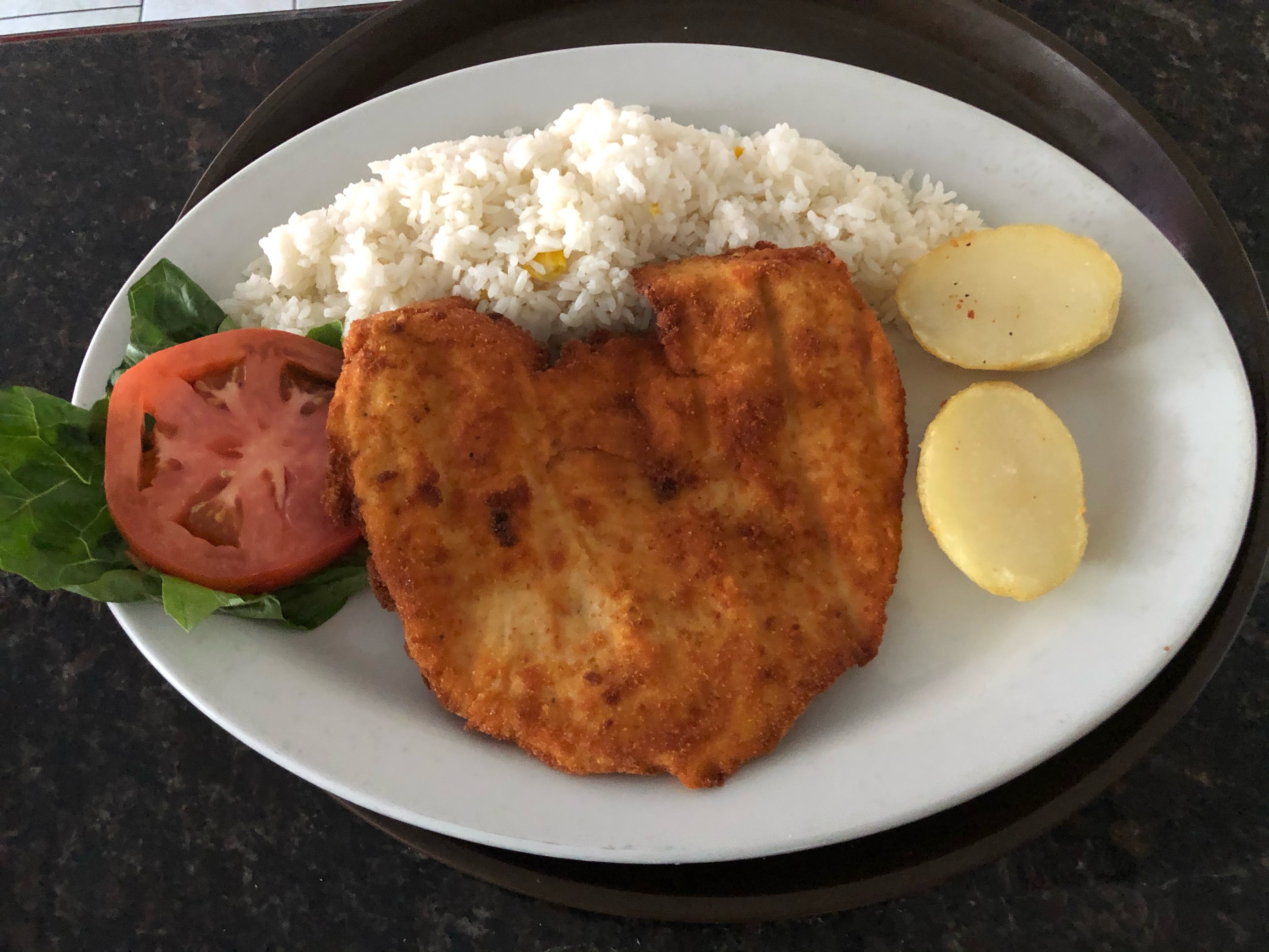 Order Milanesa de Pollo food online from Mi Lindo Peru store, San Francisco on bringmethat.com