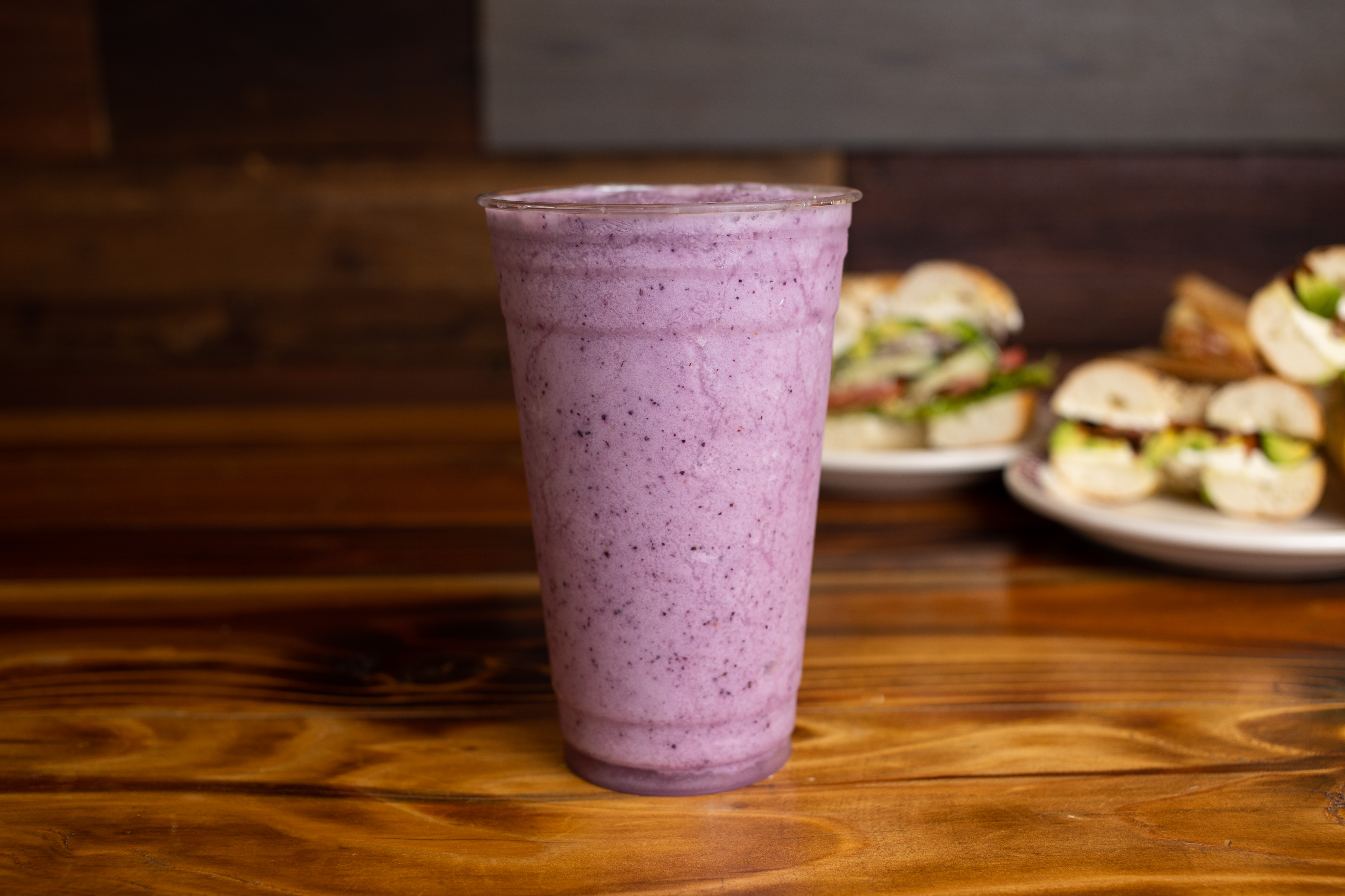 Order Blueberry banana smoothie 24OZ  food online from Cafe Guatemalteco store, San Francisco on bringmethat.com