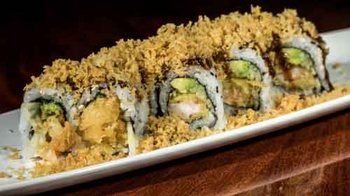 Order R19. Crunch Roll food online from Koyoma Sushi store, Albuquerque on bringmethat.com