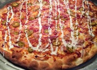 Order Pulled Pork Pizza food online from Rocky's Pizza store, Huntersville on bringmethat.com