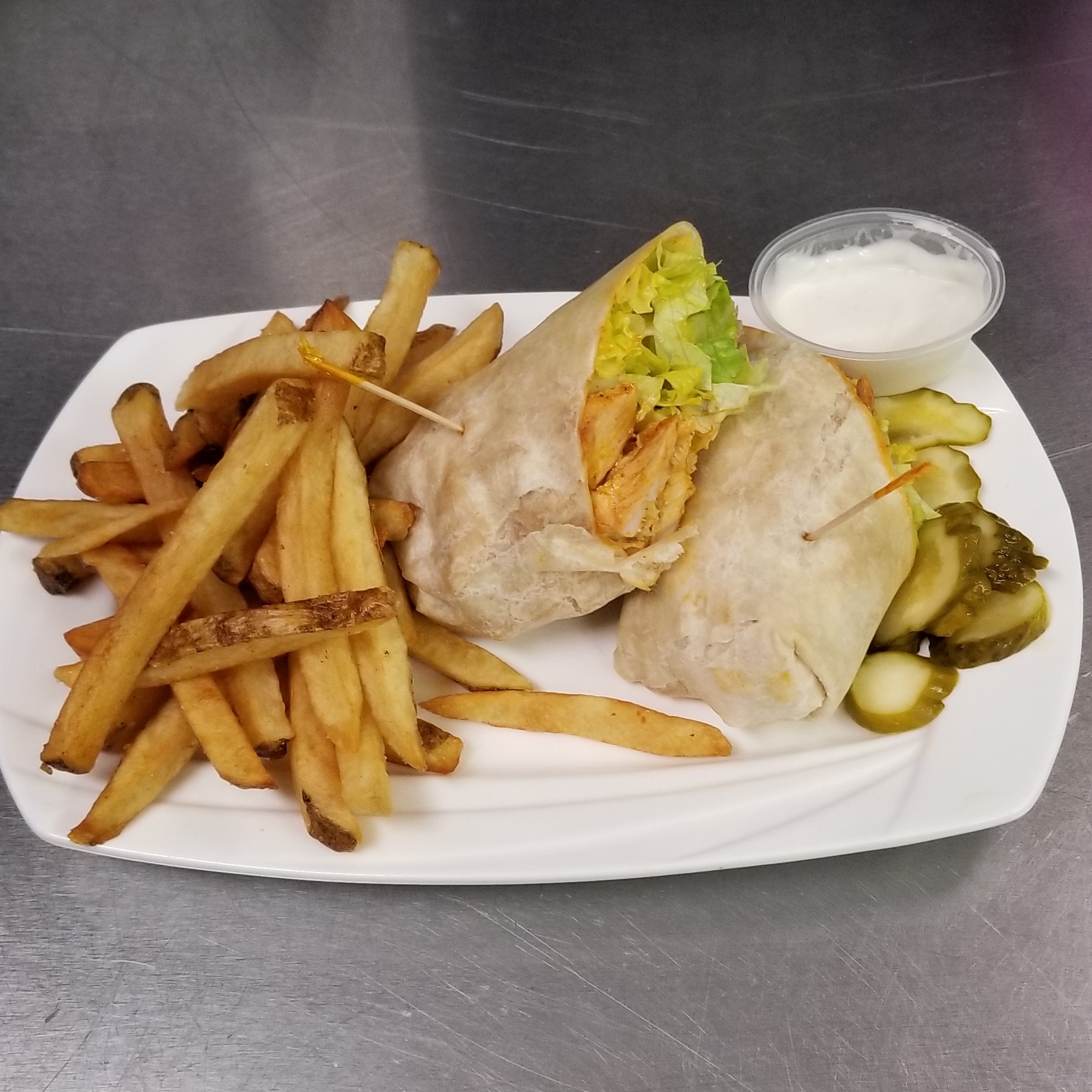 Order Buffalo Chicken Wrap food online from Downey's Bar & Grill store, Bronx on bringmethat.com