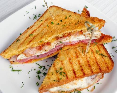 Order Ham & Cheese Sandwich food online from The Sandwich Cafe store, Long Beach on bringmethat.com