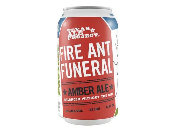 Order Texas Ale Project Fire Ant Funeral Amber Ale - 6x 12oz Cans food online from Goody Goody Liquor store, Dallas on bringmethat.com