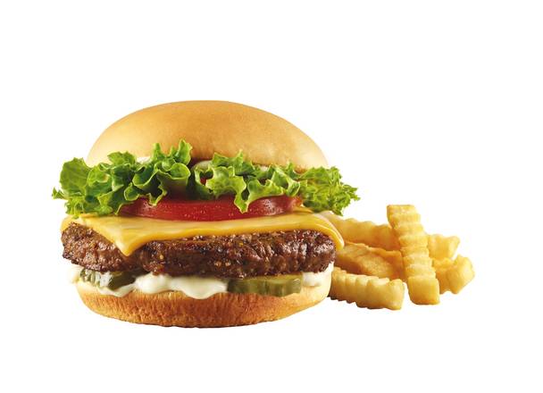 Order Classic Cheeseburger Combo food online from Frisch's Big Boy store, Miamisburg on bringmethat.com