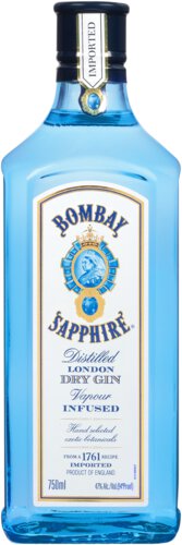 Order Bombay Sapphire Gin 750ml food online from Bws Beverage 2 store, Chicago on bringmethat.com