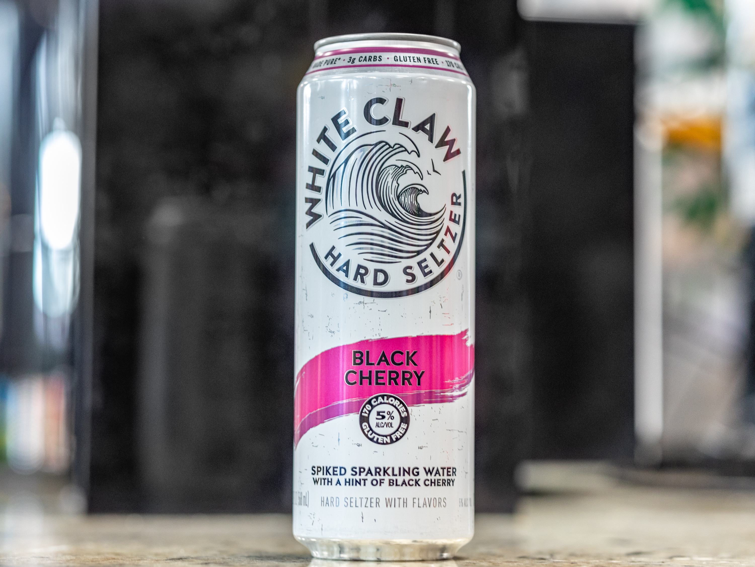 Order Large Canned White Claw Black Cherry Beer food online from BP Station store, Lindenhurst on bringmethat.com