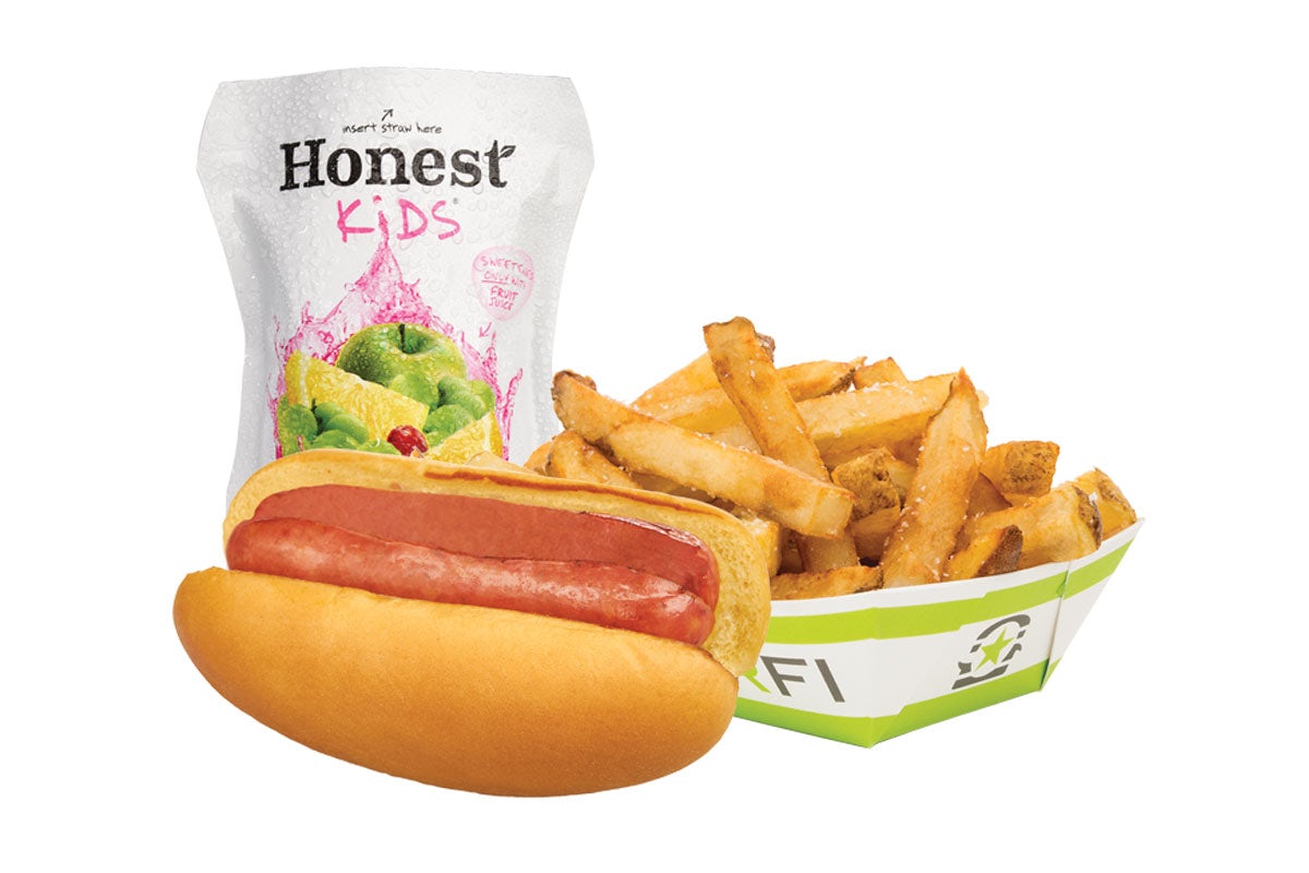 Order KIDS HOT DOG MEAL food online from Burgerfi store, Norcross on bringmethat.com