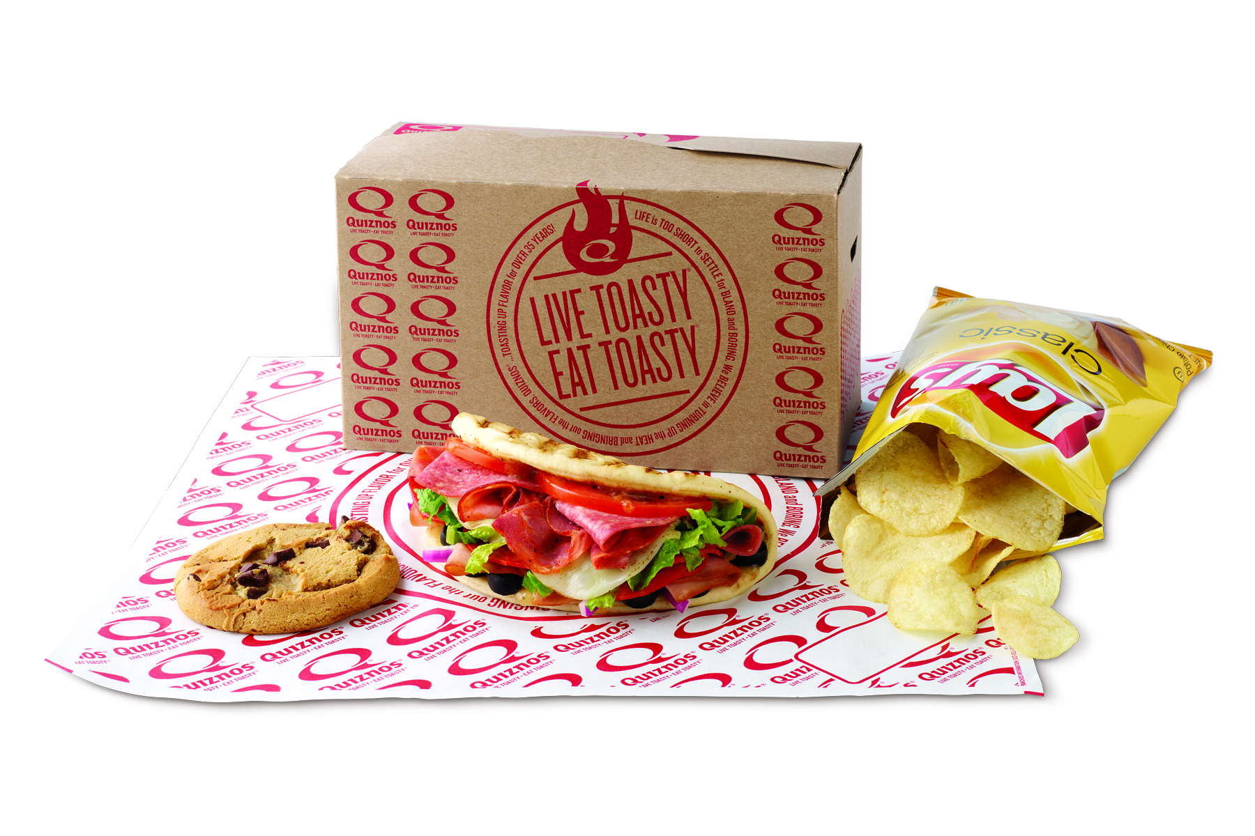 Order 8" Sub Box Lunch food online from Quiznos store, Chicago on bringmethat.com