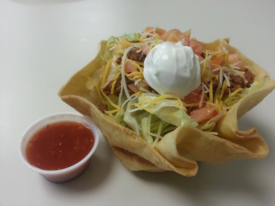Order S5. Taco Salad food online from Signature Deli store, Dallas on bringmethat.com