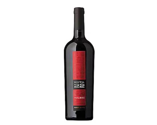 Order Ruta 22, Malbec Mendoza · 750 mL food online from House Of Wine store, New Rochelle on bringmethat.com
