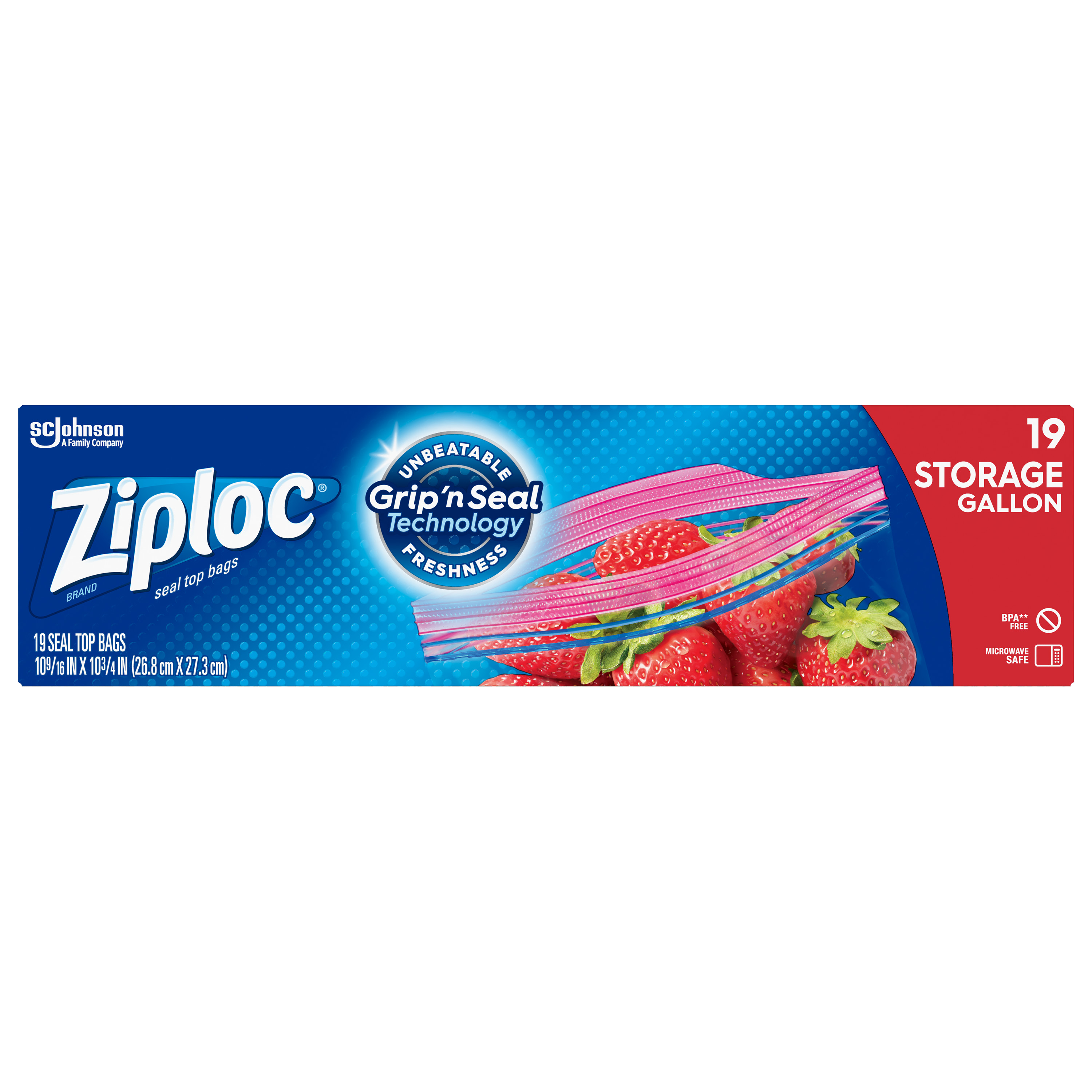 Order Ziploc Storage Bags, Gallon - 19 ct food online from Rite Aid store, CORNING on bringmethat.com