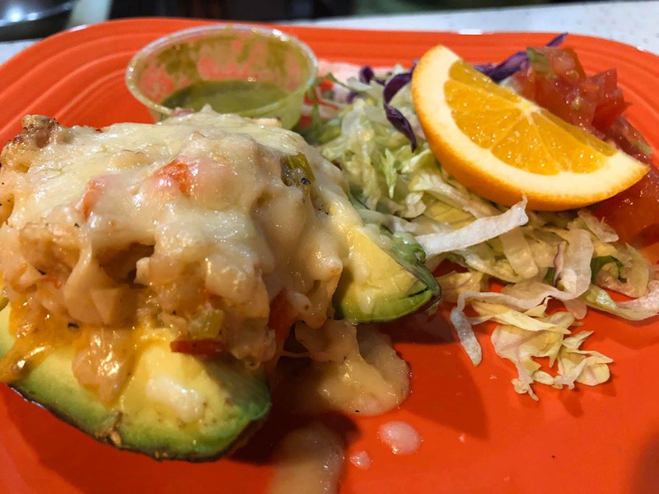 Order Stuffed Avocado food online from Salsa's Bar and Grill store, Martinez on bringmethat.com