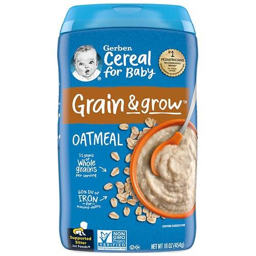 Order Gerber Single-Grain Oatmeal Baby Cereal - 16.0 oz food online from Walgreens store, Anthony on bringmethat.com