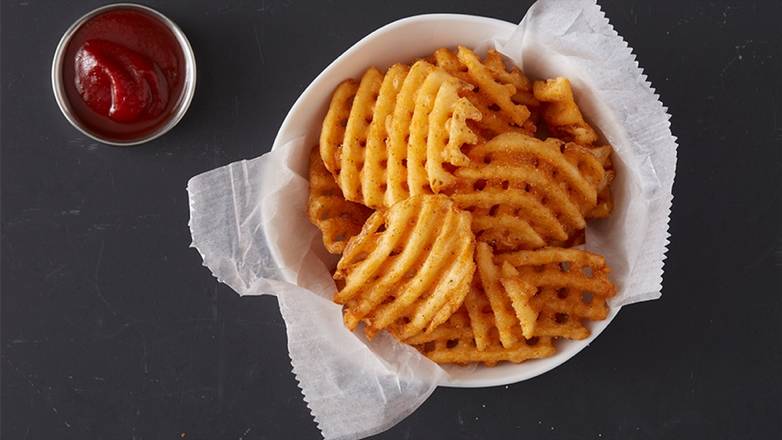 Order Waffle Fries food online from Wings Over Rutgers store, New Brunswick on bringmethat.com