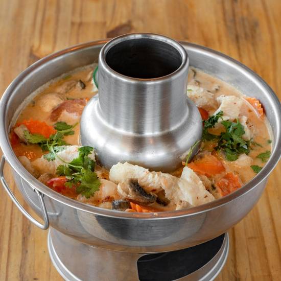 Order Tom Kha Seafood Hot Pot Soup food online from Let's Pho store, Sherman Oaks on bringmethat.com