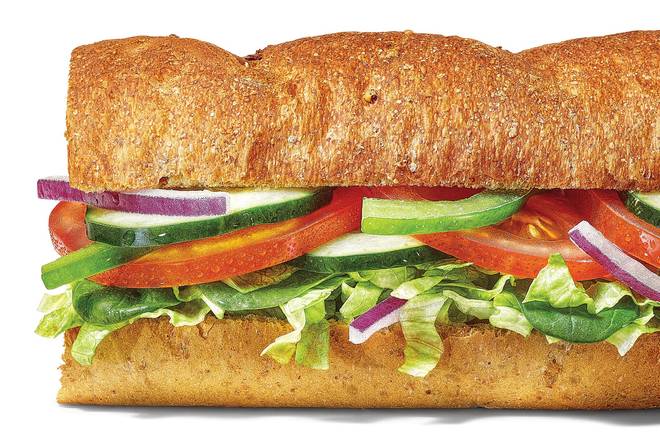 Order Veggie Delite® Footlong Regular Sub food online from Subway Sandwiches & Salads store, New Britain on bringmethat.com