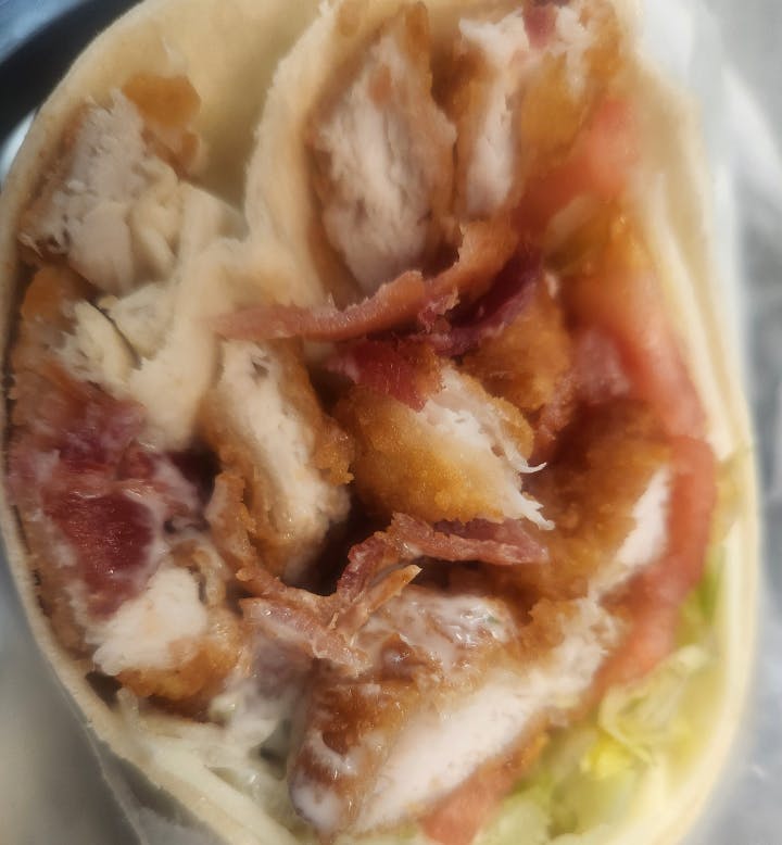 Order Crispy Chicken Bacon Ranch Wrap - Wrap food online from Buffalo House store, Philadelphia on bringmethat.com